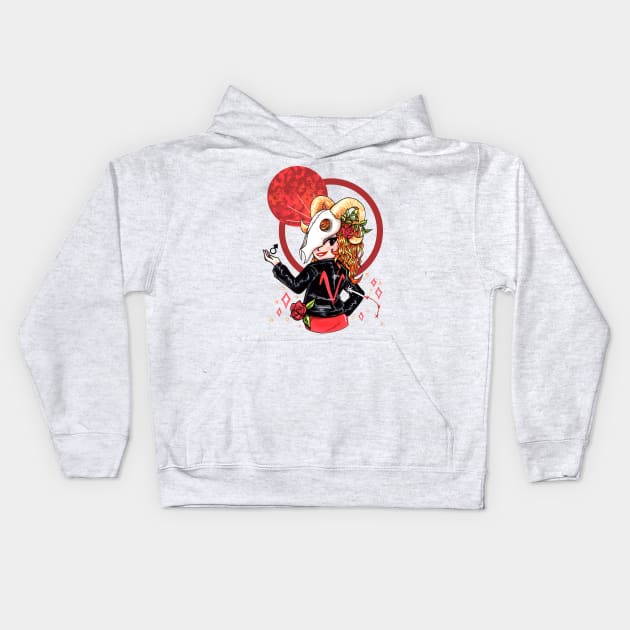 Aries Kids Hoodie by LittleGreenHat